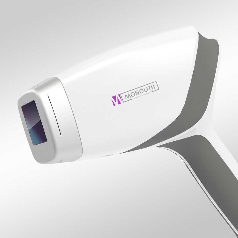 Close-up of the diode laser handpiece – laser hair removal at AFACIAL in Vienna